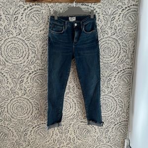 AGolde Skinny Cropped Denim